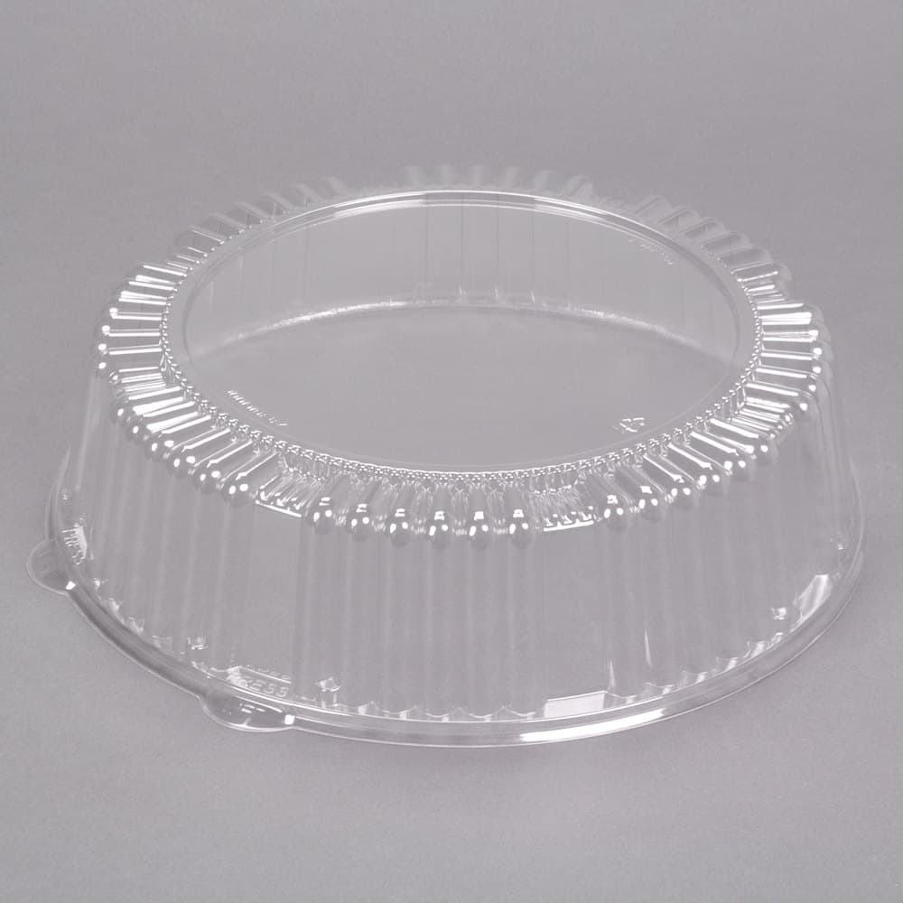 WNA Comet A14PETDM Caterline 14" Clear PET Plastic Round Dome Lid