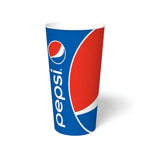 22 oz. Pepsi Paper Cold Cup